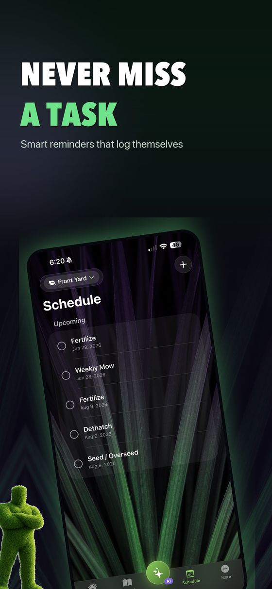 Never miss a task — smart reminders that log themselves